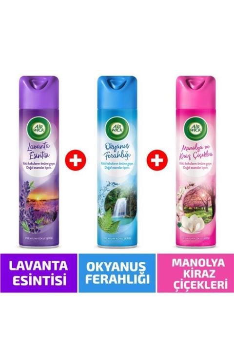 Air Wick Airwick Oda Kokusu Aerosol 3'lü Set 3x300 Ml
