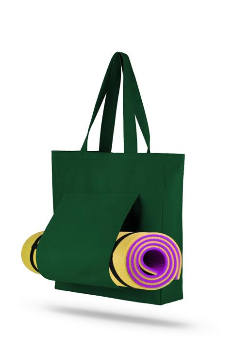 BAGAND Yeşil Gabardin Pilates Çantası