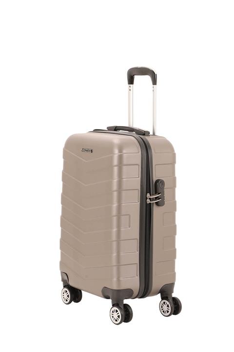 MÇS Abs Lüx Valiz Kabin Boy Gri - V351