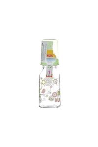 Nuk Silikon Emzikli Cam Biberon 125 Ml - Yeşil