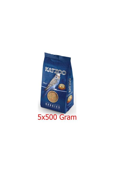 katzoo 5paket 500gr Muhabbet Kuşu Yemi-2.5kg