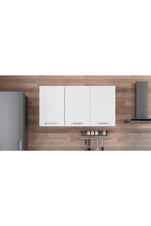 Minar 135 cm Mutfak Dolabı Beyaz 135 B1 Üst Modül