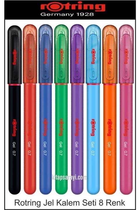 Rotring Jel Kalem Seti 0.7 Mm 8 Renk