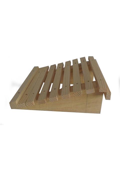 Wooden Gold 8 cm Yükseklikte Aralıklı Çıtalı Model Masa Altı Ayak Desteği