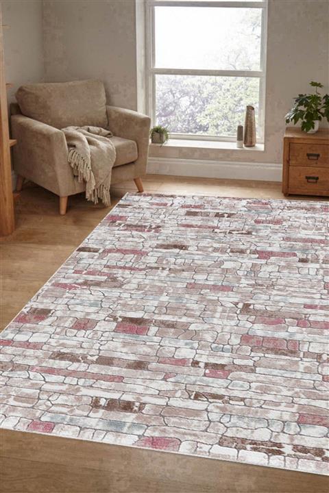 Dinarsu Roma Ra012 Taş Desen 80x425 Cm Kesme Yolluk Halı