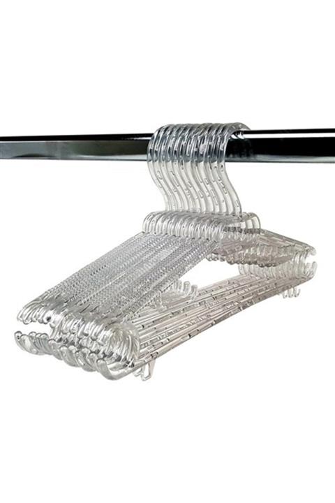 Acornbella Şeffaf Mimoza Büyük Boy Kristal Askı Seti 6 Adet