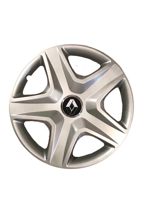 HMNL Renault Clio 5 15'' Inç Gri 4lü Set Jant Kapağı Çelik Görünümlü