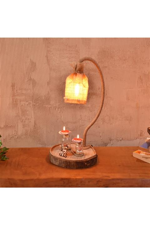 Ağaç Konsept Gölge - Abajur