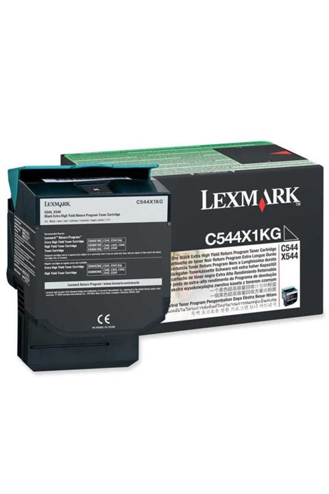 Lexmark C544-c544x1kg Siyah Toner Extra Yüksek Kapasiteli