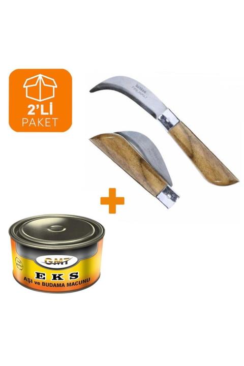 BAYRAM Aşı Bıçağı 22 Cm No: 3 ve  Gmt Aşı Macunu (2'li Paket)