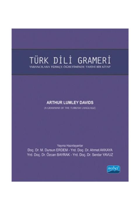 şahsi yayınlar Türk Dili Grameri