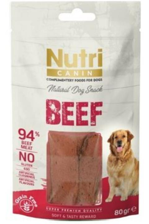 Nutri Canin Beef Snack Köpek Ödülü 80 Gr X 2 Paket