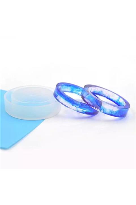 Shiny Resin Silikon Kalıp Bilezik, Epoksi Kalıbı