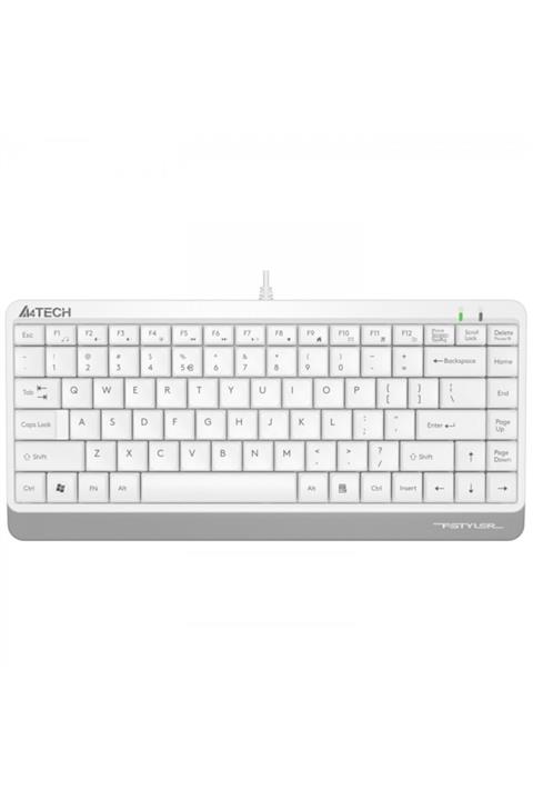 A4 Tech Fk11 Usb Q Trk Mini Beyaz Multimedya Klavye