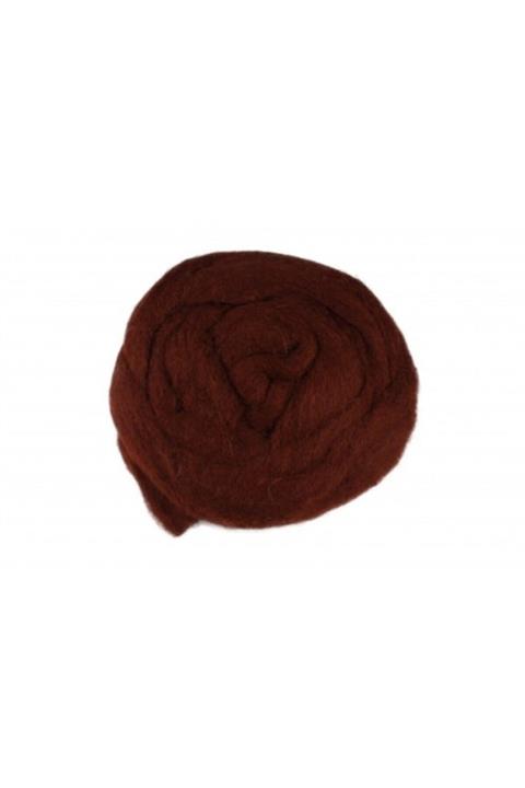 Prestij Boncuk Bordo Aren Keçe Yünü