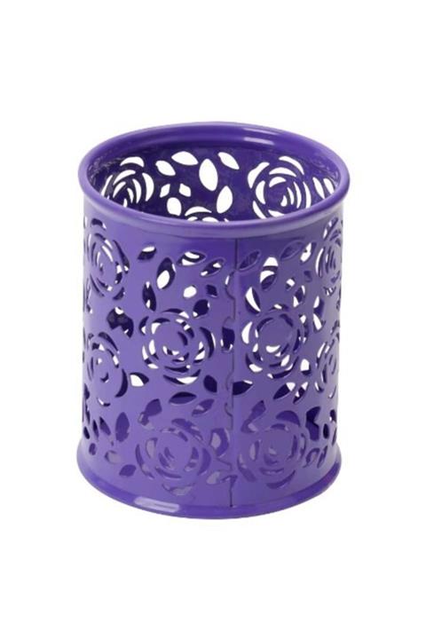 Piano Masaüstü Kalemlik Renkli Perforeli - Desenli