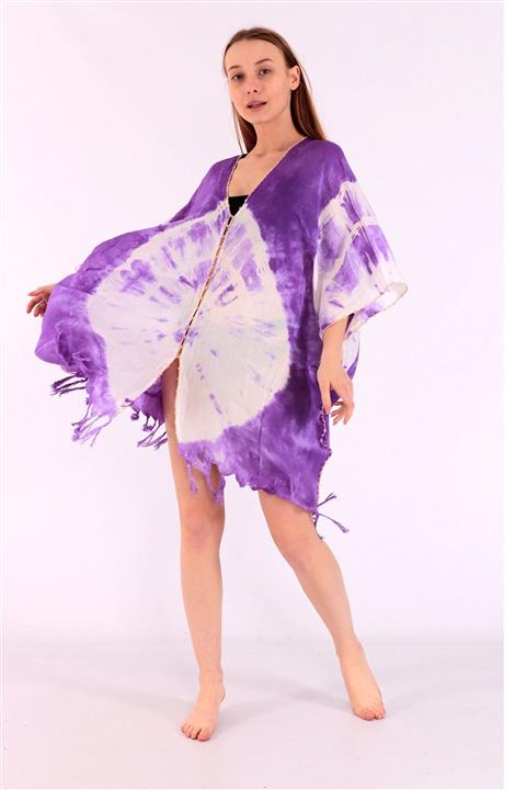 Buldanevi Kadın Batikli Otantik Plaj Elbisesi Batik4mor