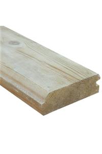 SZN Wood Lambri 400 X 14,5 X 4,2 Cm Ladin 2.sınıf Eksiz Çift Taraflı Pahlı Yeşil Emprenyeli