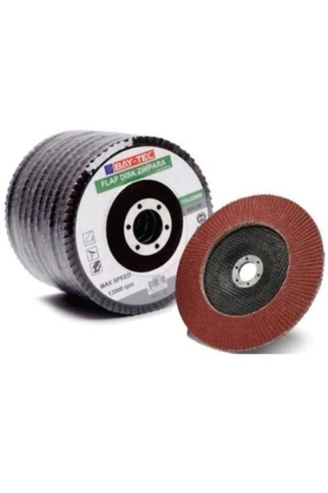 Baytec Flap Disk Metal Ahşap Zımpara 80 Kum 10'lu 115x22 mm