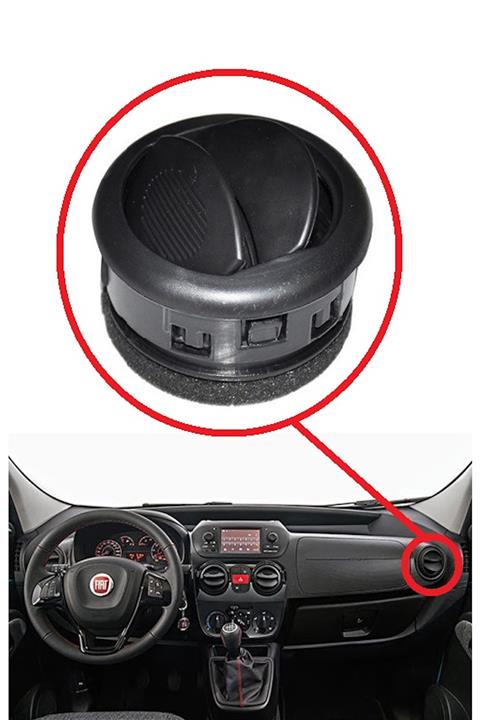 BRUCKE Fiat Fiorino Uyumlu Yan Kalorifer Difüzörü Yan Kalorifer Izgarası