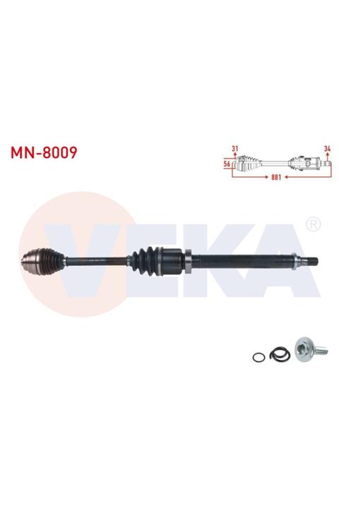 ünlü oto Komple Aks Sag On Uzunluk 881mm Mını Cooper ( F55-f56 ) 1.5 M-t 6 Vıtes 2013-