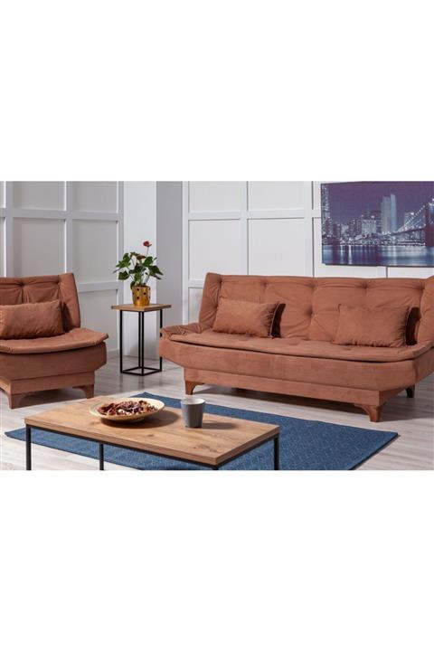 Doressa Fayel Brown Koltuk Takımı 3+3+1