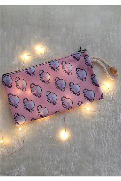 Muditashoptr Satürn Bez Kalem Ve Makyaj Çantası