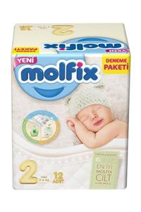 Molfix Deneme Paketi Bebek Bezi Mini 2 Numara 3-6 Kg 12 Adet