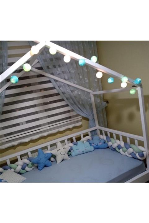 DOVES DESIGNS 4'lü Örgü 1.90 Cm Tek Uzun Kenar Için Uyumlu