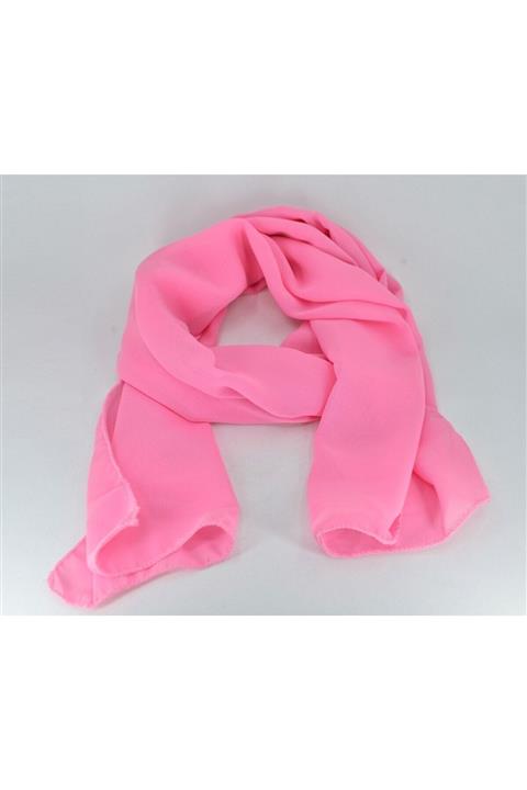 PROMOSTURKEY Şeker Pembe Şifon Fular