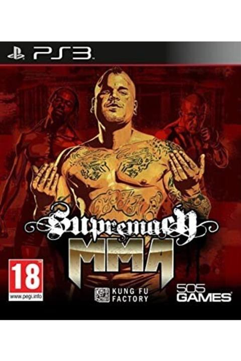 SOS Ps3 Supremacy Mma - Orjinal Oyun - Sıfır Jelatin
