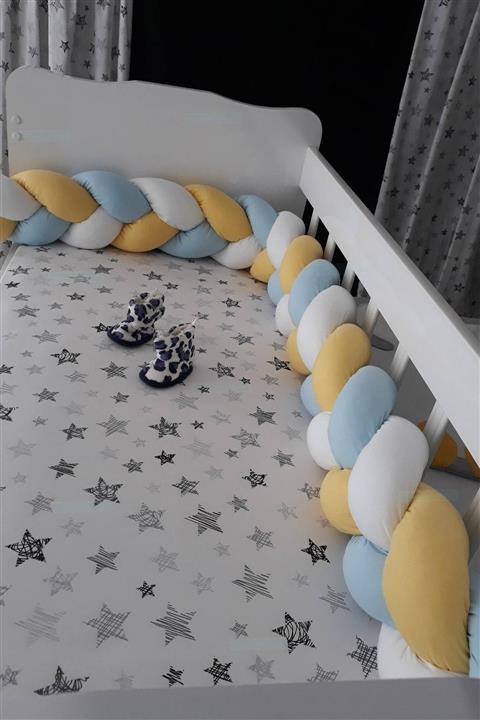 HUZURLUBEBEKLER Örgü Yan Koruyucu Yastık 600 cm