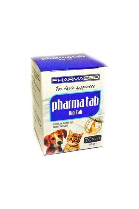 PharmaSed Bio Tab Köpek Ve Kediler Için Biyotin Takviyesi (70 Tablet)