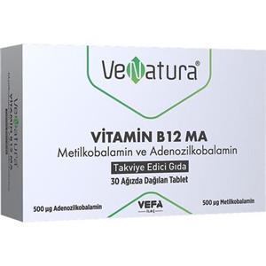 VeNatura Vitamin B12 Ma Metilkobalamin Ve Adenozilkobalamin Takviye Edici Gıda