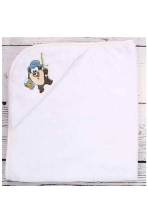 Özdilek Bebek Pelerini Ashley Tazmanya Canavarı Beyaz