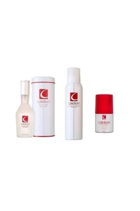 Caldion Orıjınal For Women Edt 100 Ml Kadın Parfüm + 150 Ml Deodorant+rollon Üçlü Set
