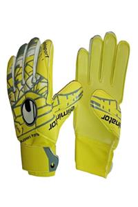 UHLSPORT Unlımıted Soft Sf Junıor Fosfor Sarı Siyah Gri Kemikli Kaleci Eldiveni 101102901