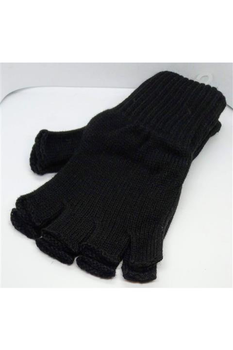 Cmf Siyah Triko Yarım Parmaklı Unisex Eldiven