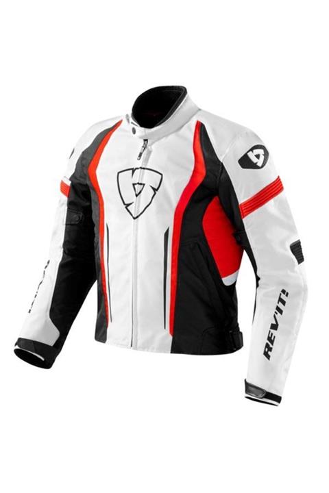 Revit Raceway Mevsimlik Motosiklet Montu Beyaz Kırmızı