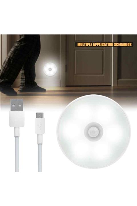 Lisinya Şarjlı Sensörlü Gece Led Lambası