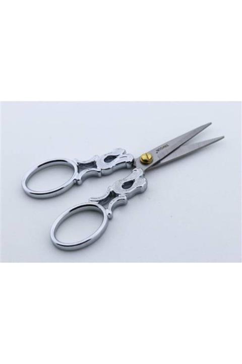 BAYRAM Gümüş Desenli Söz&nişan Makası &13 Cm