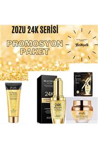 ZOZU ® Supreme 24k Altın Cilt Bakım Seti 4lü Paket