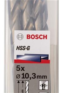 Bosch Hss-g Metal Matkap Ucu 10,3*133 Mm 5'li Paket (gümüş)