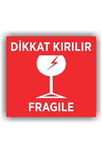 İSTANBUL BİLGİSAYAR FORM Dikkat Kırılır Fragıle Etiket 78x70 Mm