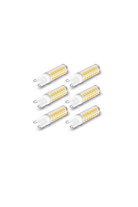 Life 7w 220v G9 Duylu Ledli Kapsül Ampül 10 Adet Beyaz Işık 6500k