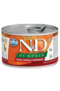 N&D Mini Balkabaklı Tavuk Narlı Köpek Konservesi 140 gr