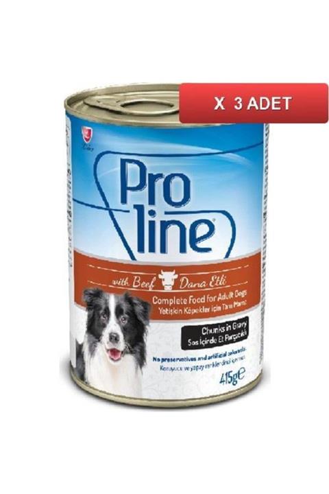 Pro Line Proline Dana Etli Köpek Konservesi 415 Gr (3 Adet)