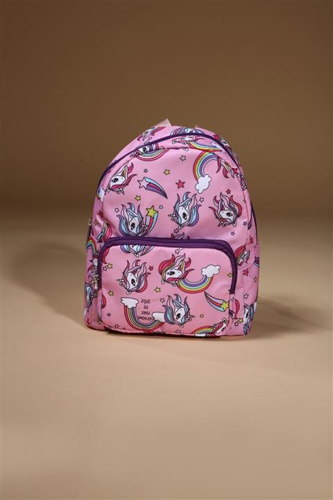 Icone Çocuk Unicorn Baskılı Okul Çantası Pembe