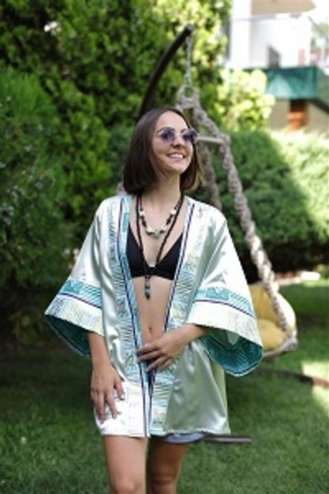 Zethnica Tamale Kısa Kimono