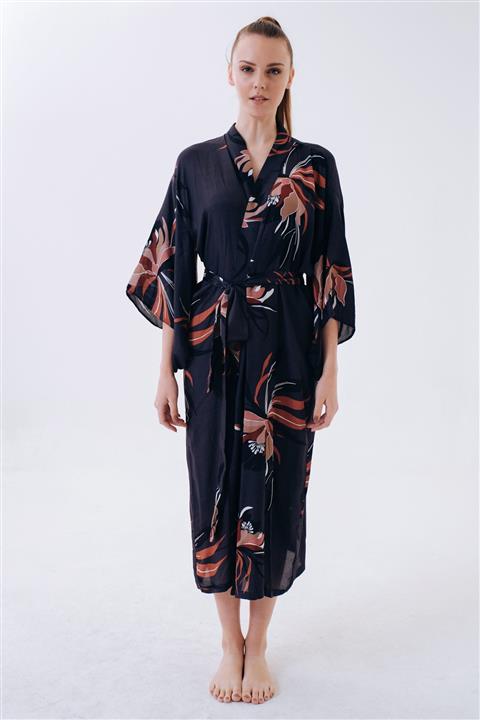 Y.ALTINEL Kadın Siyah Kimono 667-111/2